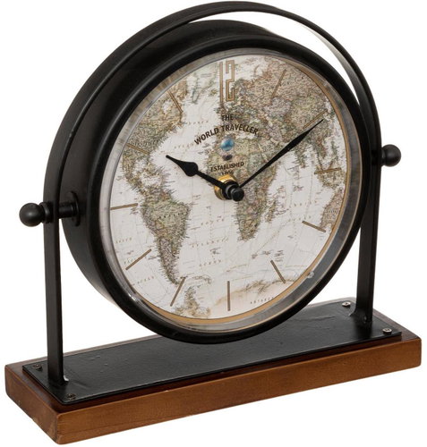 Atmosphera Retro clock on the chest of drawers Flavia 20 cm Main image Atmosphera Retro clock on the chest of drawers Flavia 20 cm - Table Clock - Main image