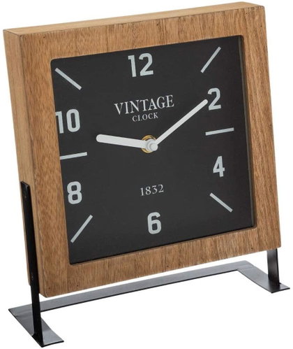 Atmosphera Dekorativní hodiny hnědo-černé - Table Clock - Main image
