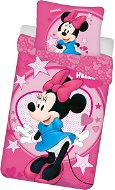 Disney Obojstranné obliečky Disney 140 × 200 cm – Ružová Minnie Mouse - Detská posteľná bielizeň