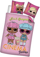 Disney Double-sided bed linen L.O.L. 140 × 200 cm dark - Hurray for the cinema - Children's Bedding