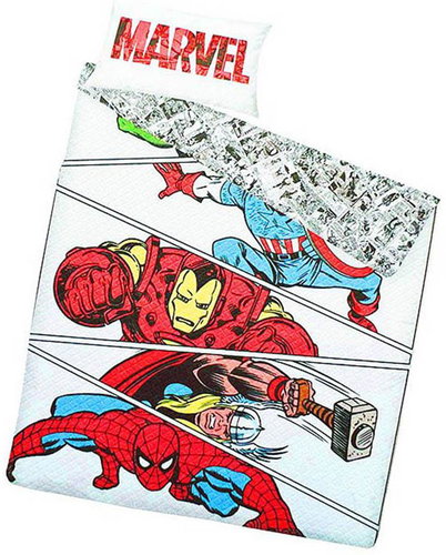 Marvel Reversible bedding 135 × 200 cm - Comics - Children's Bedding - Main image