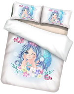 Excellent 3dílná souprava povlečení 135 × 200 cm Mořská víla - Children's Bedding