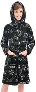 Excellent Plush bathrobe black, size 110, Legendary player - Bathrobe