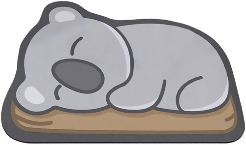 APT DA163A Quick drying bathroom mat koala - Bath Mat - Main image