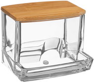 5five Simply Smart Zásobník na vatové tyčinky Selena, bambusové víko - Storage Container