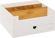 5five Simply Smart Cosmetic Organiser with Drawer, White - Makeup Organiser