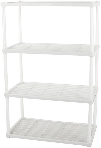 Verk 27047 Víceúčelový regál 4 police bílý - Shelving Unit - Main image