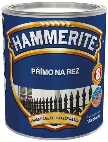 Akzo Nobel Hammerite Přímo na rez hladký 0,25 l grafitový - Coating - Main image