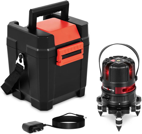 STEINBERG Self-levelling cross line laser 360 with tripod and housing 25 m - Cross Line Laser Level - Main image