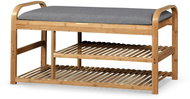 Halmar ST13 Shoe rack grey bamboo - Shoe Rack