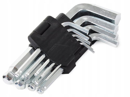 Verk Sada imbusových klíčů 9 ks - 1,5 -10 mm malé - Hex Key Set - Main image