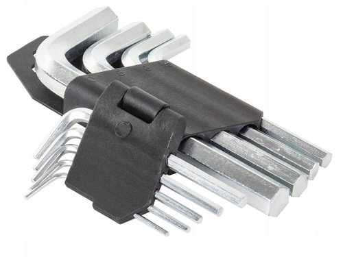 Verk Sada imbusových klíčů 9 ks - 1,5 -10 mm střední hranaté - Hex Key Set - Main image
