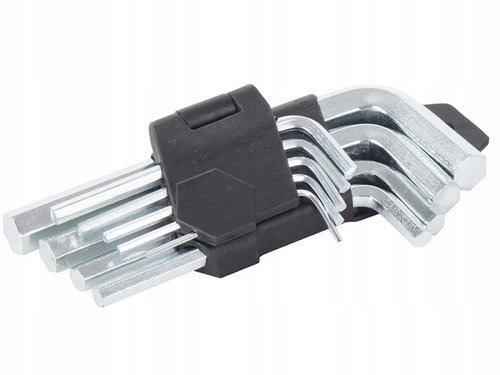 Verk Sada imbusových klíčů 9 ks - 1,5 -10 mm malé hranaté - Hex Key Set - Main image
