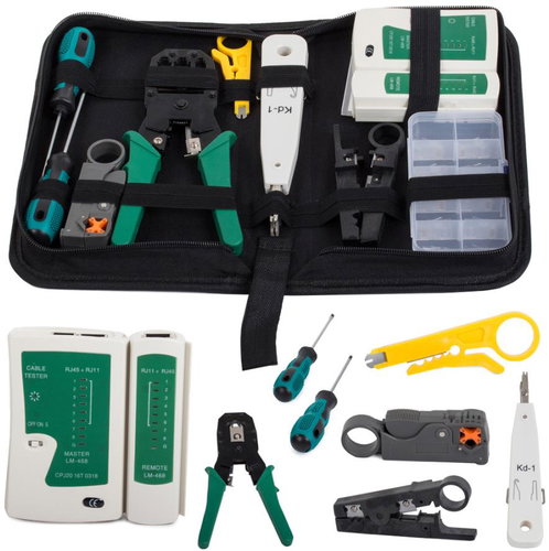 Verk Tool set for installation or repair of nets in black case - Tool Set - Main image