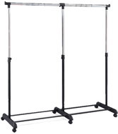 Nejlevnější nábytek Teleskopický stojan na šaty Hayden, chrom/černý - Clothes Hanger