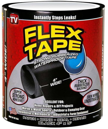 MDS Waterproof Flex Tape - Black - Duct Tape - Main image