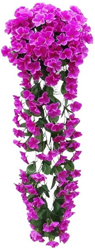 MDS Hanging luxury decorative orchid bouquet - purple - Artificial Flower - Main image