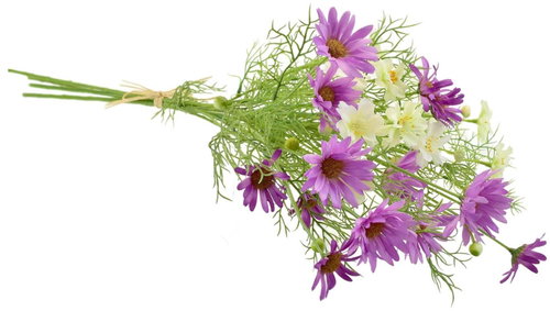 DOMMIO Daisy meadow flowers 70 cm light purple - Artificial Flower - Main image