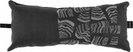 RENTO Sauna cushion with pattern, 50 × 21 cm, black - Sauna Pillow