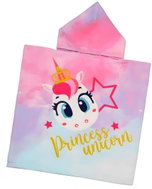Excellent Baby poncho 60 × 120 cm Princess unicorn - Bath Towel