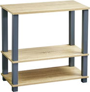 Kesper Regál policový Blue – 3 police, plast, MDF, 60 × 58,5 × 29,5 cm - Regál