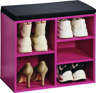 KESPER Shoe rack with bench pink 51,5 × 48 × 29,5 cm - Shoe Rack
