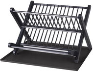 Verk 27177 Folding dish drainer black - Draining Board