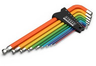 STROXX Set of inbus coloured wrenches 9 pieces - Hex Key Set