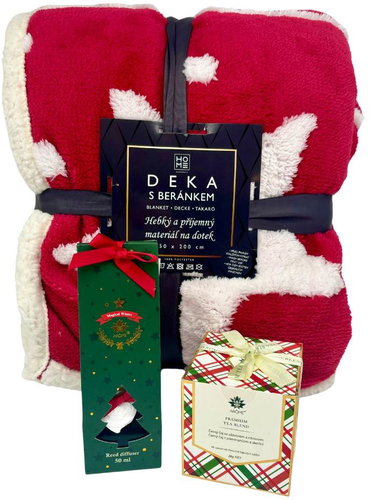 Home Elements Christmas set diffuser, blanket and tea - Blanket - Main image