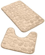 APT 3D Bathroom and toilet mat - beige - Bath Mat