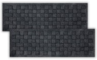 HOME ELEMENTS Rohož na schody PP step mat 25 × 75 cm, barva šedá set 2 ks - Doormat