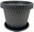 Black, 25 and 20 cm, set