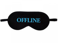 MDS Sleeping mask Offline black with inscription - Sleep Mask