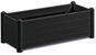 STEFANPLAST Vyvýšený záhon - dekorativní, antracit, 100 × 43 × 35 cm, 80 l - Vyvýšený záhon