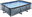 Swimming pool with Exit construction 220 × 150 × 65 cm, with filtration grey