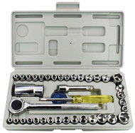 Pronett XJ1252 Gola sada s ráčnou, 40 dílů - Socket Wrench Set