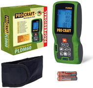 PROCRAFT Dálkoměr Laserový 60 m 2 × 1,5V PLDM60 - Laserový dálkoměr