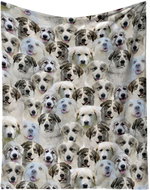 Excellent Microplush warm blanket light 130 × 150 cm - Dogs - Blanket
