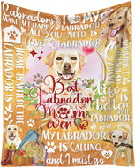 Excellent Micro plush warm blanket 130 × 150 cm - Best labrador - Blanket