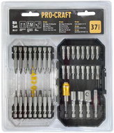 Procraft Sada bitů BS-37, S2, 37 ks - Bit Set