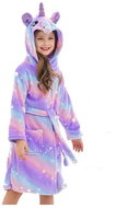 Excellent Plush bathrobe purple size 110 - Unicorn - Bathrobe