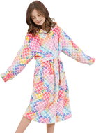 Excellent Warm plush bathrobe size 116 - Scales - Bathrobe