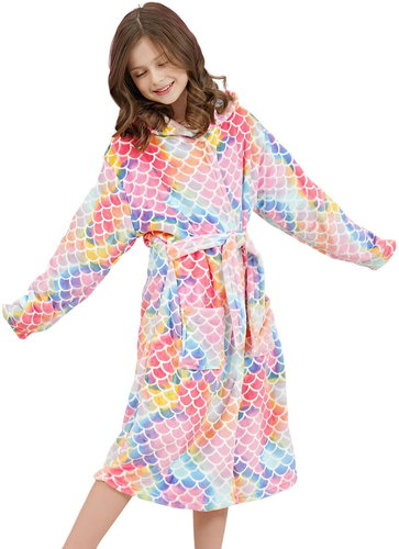 Excellent Warm plush bathrobe size 116 - Scales - Bathrobe - Main image