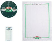Friends: central perk clock, cloth and notepad - Wall Clock