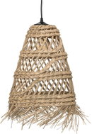 ATMOSPHERA Hanging boho lamp made of knitted fabric LAHYS, 28 cm - Chandelier