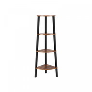 VASAGLE Rohová police stojanová, hnědá, 34 × 125 cm - Police