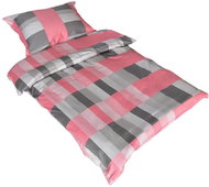 Dommio Satin bed linen Issimo Pink 140 × 200 / 70 × 90 cm - Bed Linen
