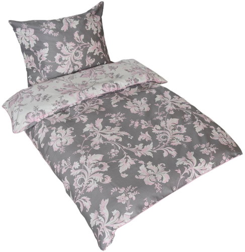 Dommio Satin bed linen Issimo Rosy 140 × 200 / 70 × 90 cm - Bed Linen - Main image