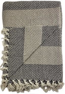 4sleep Blanket Aredo with fringe 150 × 200 cm - 02/2 beige - Blanket