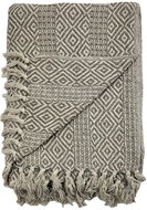 4sleep Blanket Aredo with fringe 150 × 200 cm - 09/2 beige - Blanket